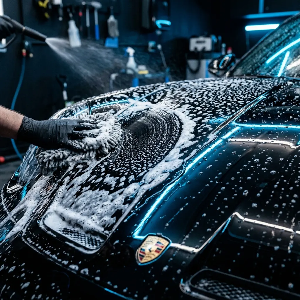 Hydrophobic ceramic detailing result