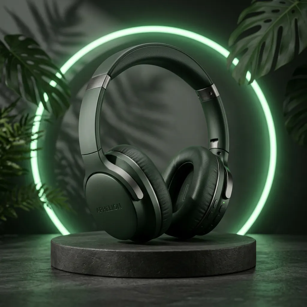 Electronics store website demo featuring premium headphones